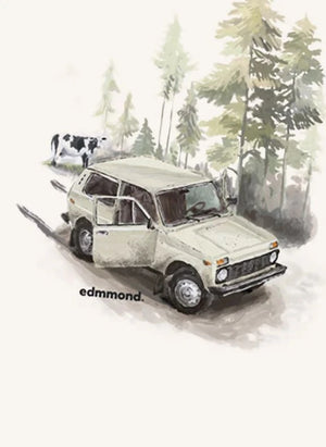 Edmmond Studios - Wander Cotton T-Shirt | White