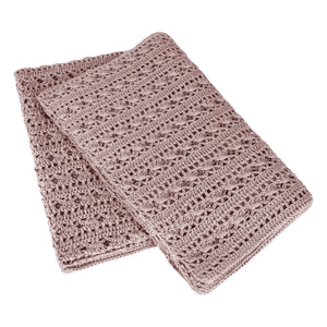 Numero 74 - Tara Crochet Blanket | Powder Pink S007