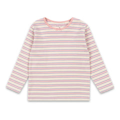 Konges Sløjd - Ella Striped Ribbed Organic Cotton T-shirt | Pink
