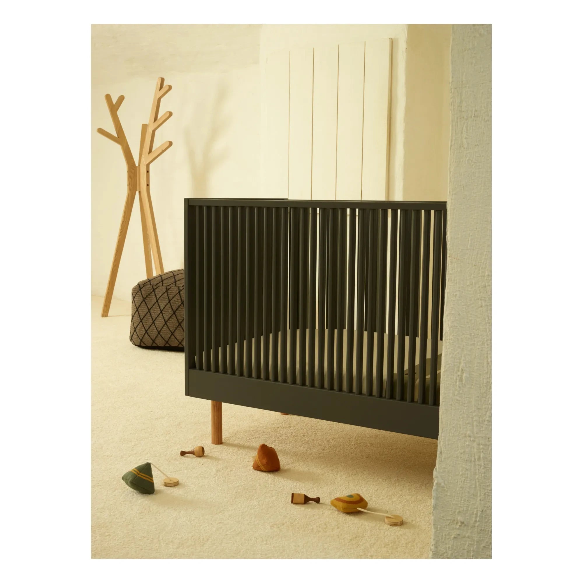 Quax - Heiko Crib - 60 x 120 cm | Black