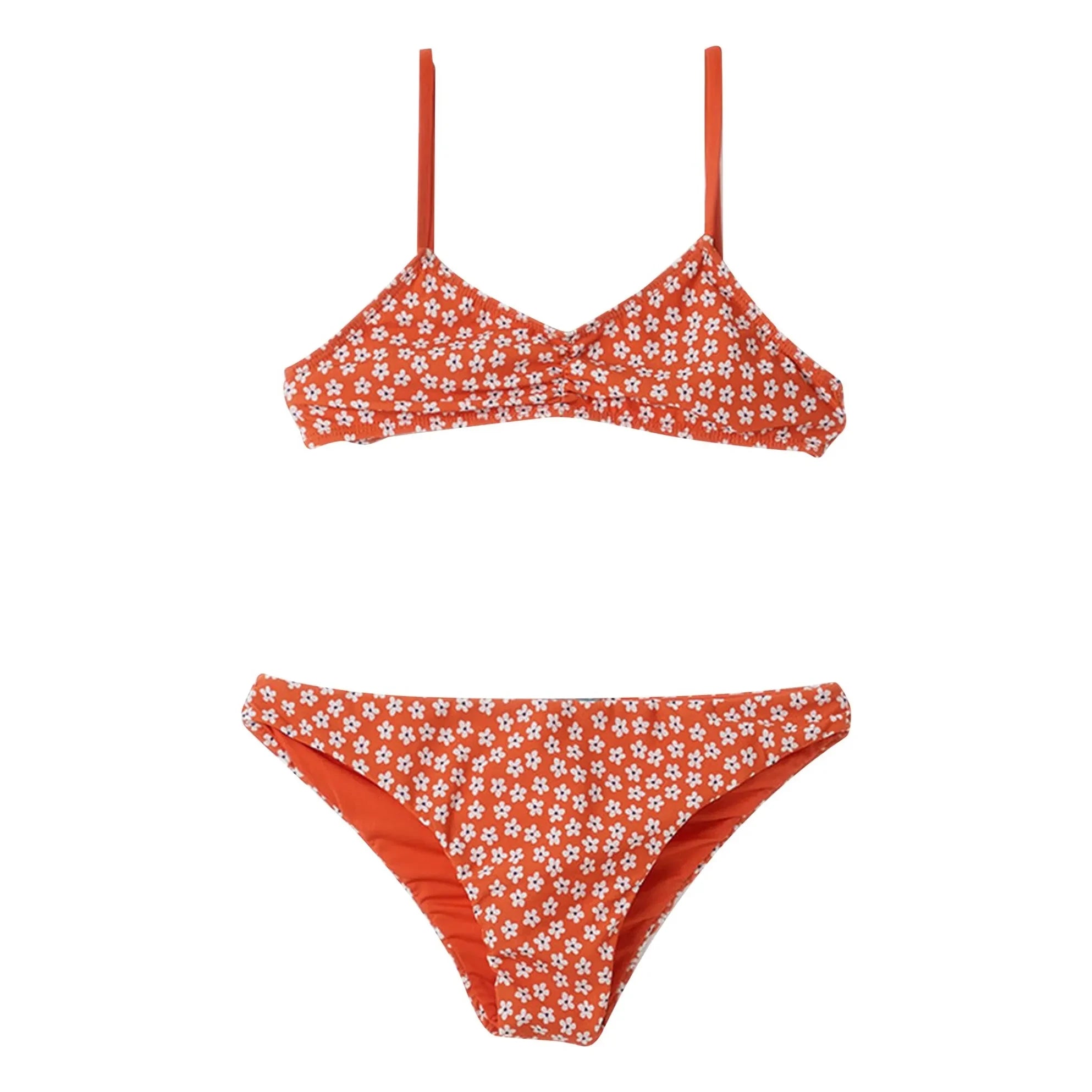 Fabula - 2-Piece Orange Floral Swimsuit | Orange