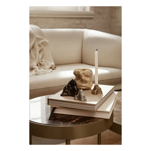 Ferm Living - Stone Brass Candle Holder | Brass