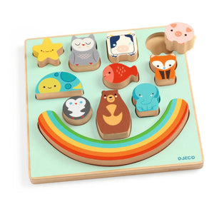 Djeco - Boom Rainbow Balance Puzzle