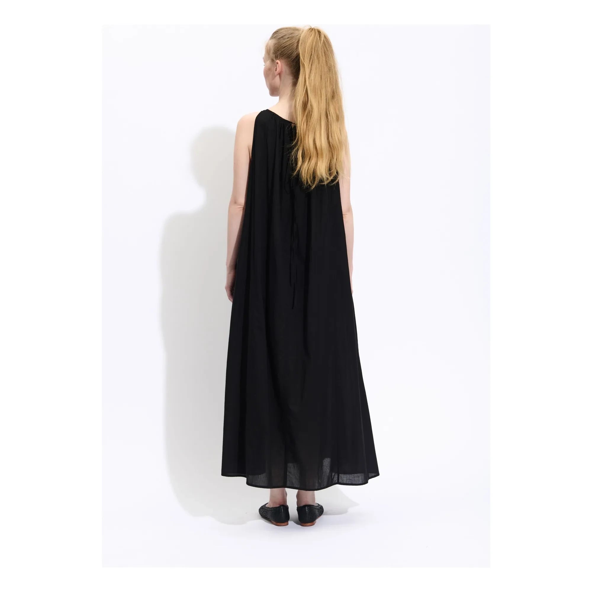 BELLEPIECE - Biaccio Cotton voile dress | Black