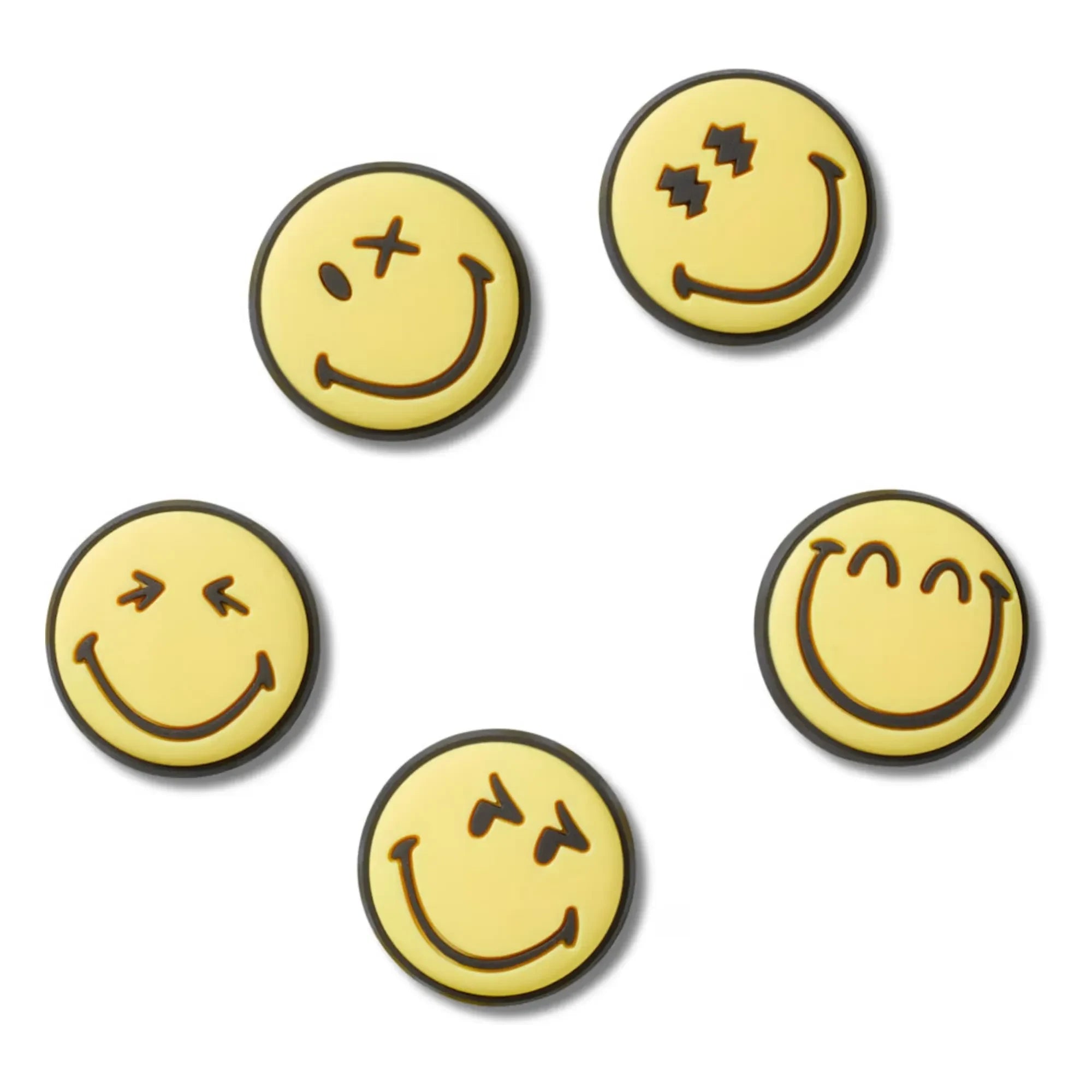 Crocs - 5-pack Jibbitz Smiley Set | Yellow