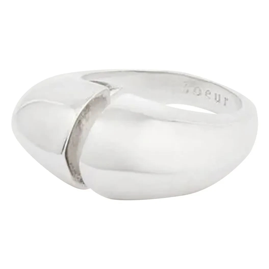 Soeur - Crescent Moon Ring | Silver