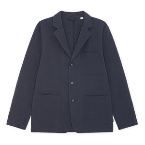 Les Deux - Seersucker Blazer | Dark Blue