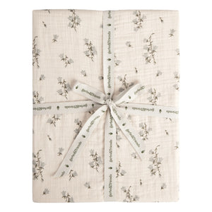 garbo&friends - Bluebell Cotton Muslin Fitted Sheet | Cream