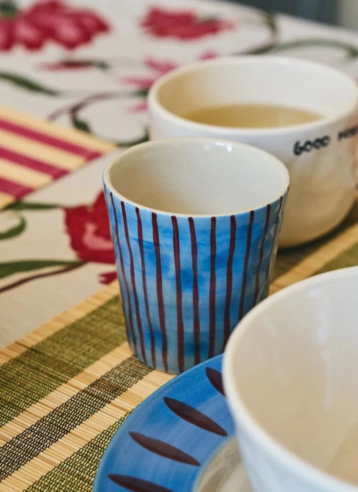 Anna + Nina - Striped Coffee Mugs - Set of 2