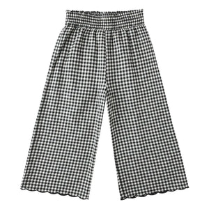 Rylee + Cru - Checkered Pants | Black