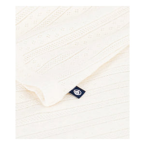 Petit Bateau - Pointelle Tunus yakalı T-shirt | Ekru