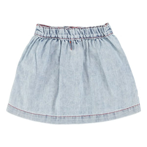 Piupiuchick - Washed Blue Denim Skirt