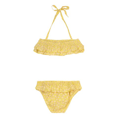 Bonton - 2 Parça Mayo New Wave Fleuri | Sarı