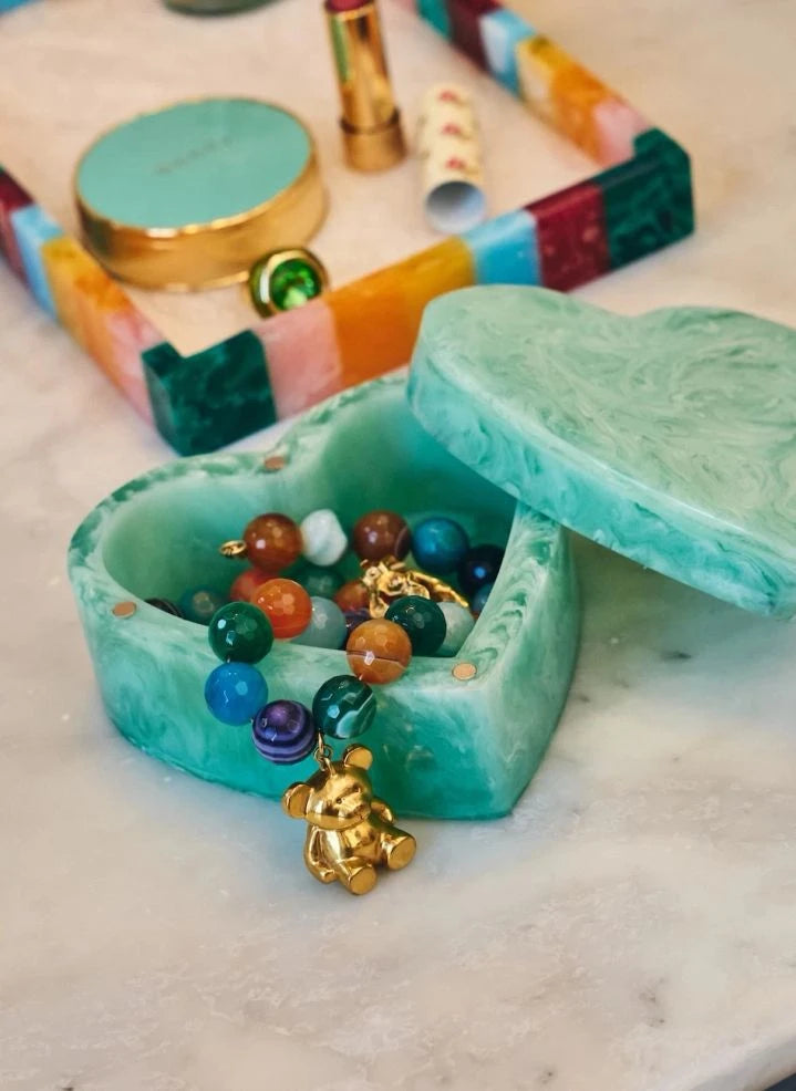 Anna + Nina - Baby Blues Heart-Shaped Box | Blue