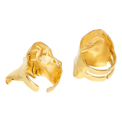 Misho - Flow Stackable Rings | Gold