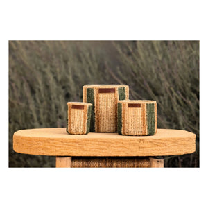Côté Bougie - Raphia Maya Candle - Mint & Tea
