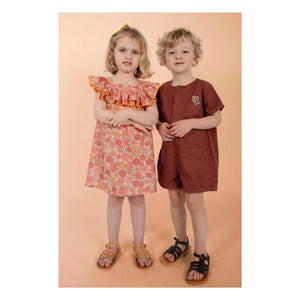 Loir - Arsene Denim Romper | Terracotta