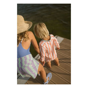 My First Cantê - Striped UV Protective T-Shirt | Pink