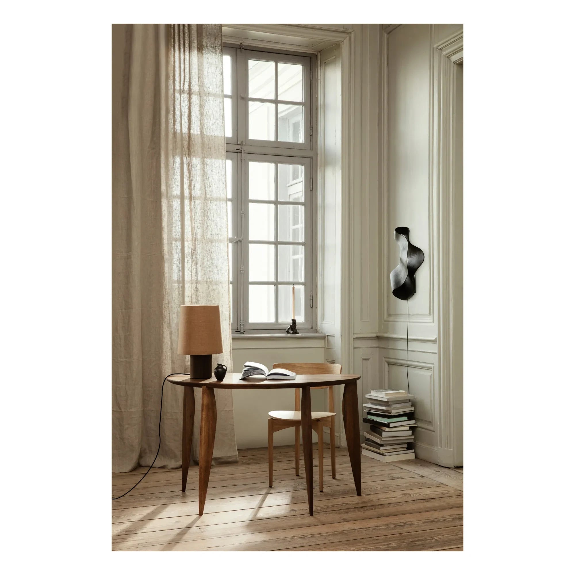 Ferm Living - Fève Table - FSC Wood | Walnut