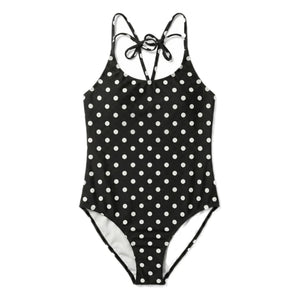 Smallable Kid - Amandy Polka Dot Swimsuit | Black