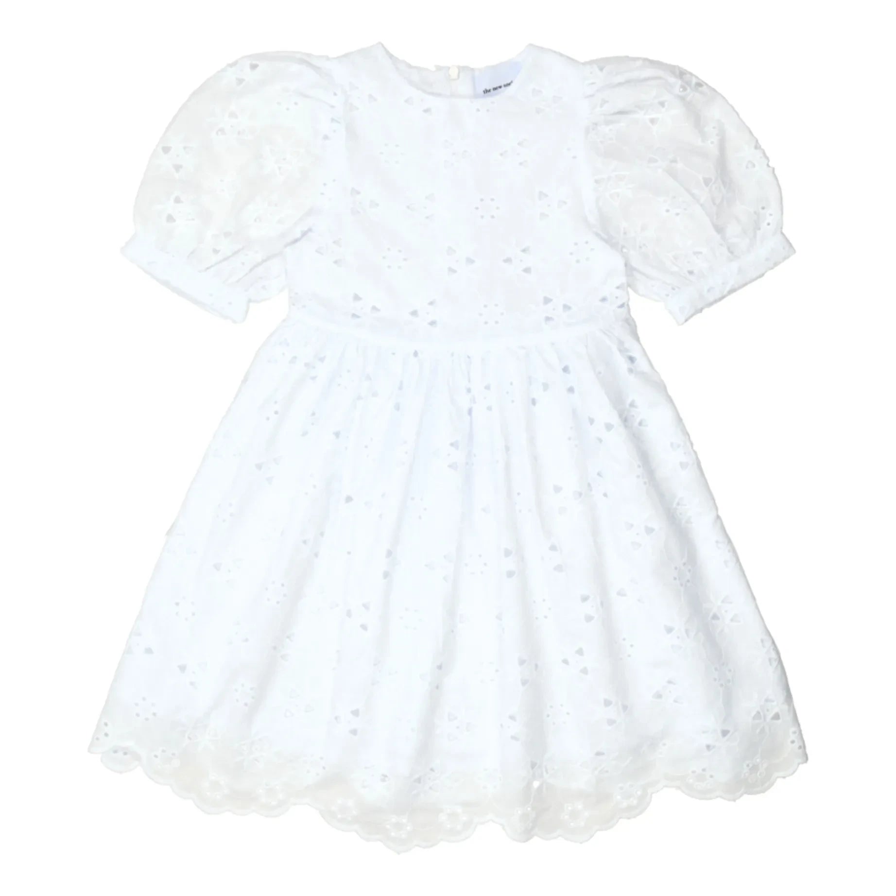 The New Society - Abbott Dress | White