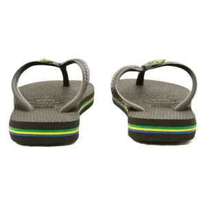 Havaianas - Logo Brazil Flip Flops | Black