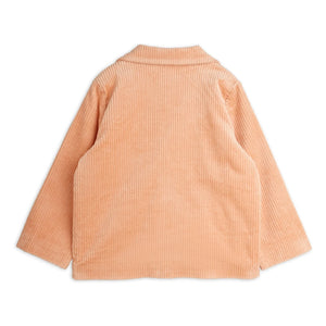 Mini Rodini - Clover Kadife Ceket | Mercan