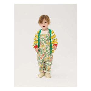 Bobo Choses - Striped Organic Cotton Baby Cardigan | Yellow