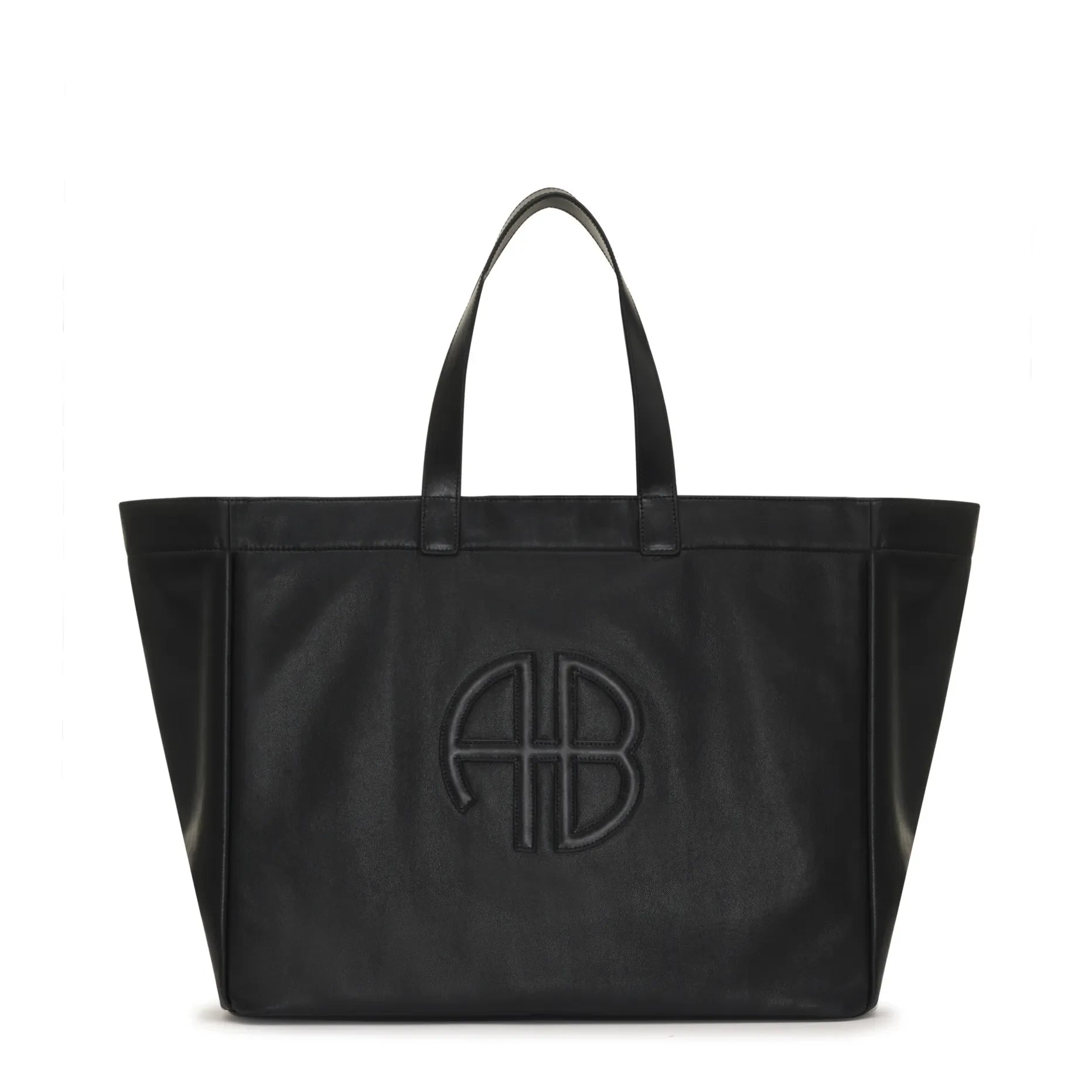 Anine Bing - Rio Large Recycled Leather Shopping Bag | Black