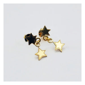 Adorabili - Double Star Earrings | Gold