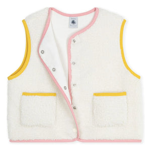 Petit Bateau - Kolsuz Sherpa Ceket | Ekru