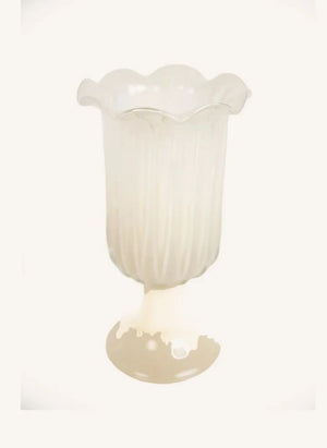 Olsson & Jensen - Tulipa Glass Vase | Off-white