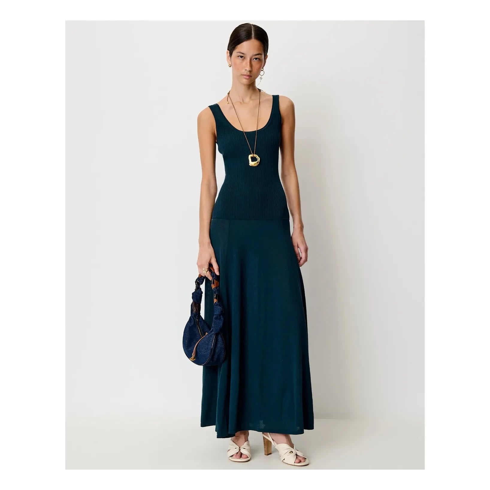 Sessùn - Desna organic cotton dress | Brown