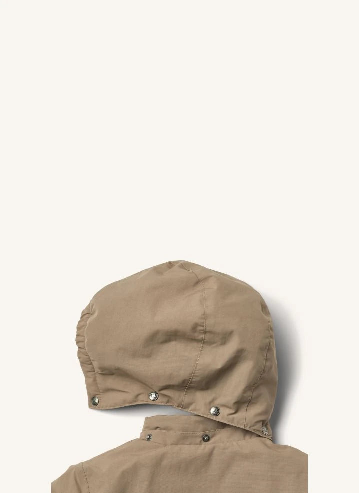 Wheat - Svende Parka Made from Recycled Fibers | Sand