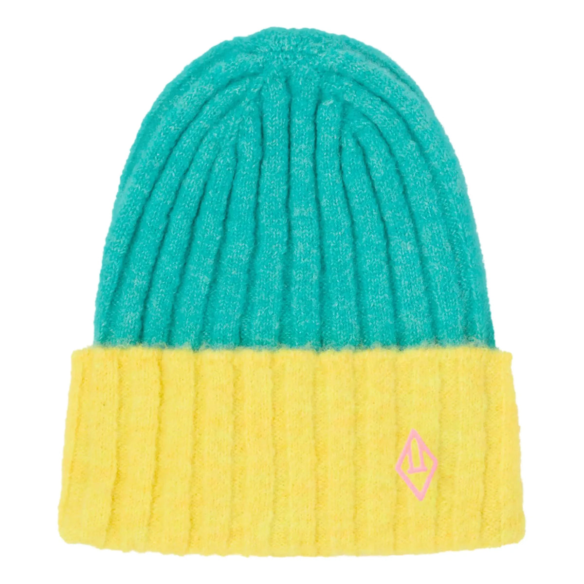 The Animals Observatory - Pony Two-Tone Logo Beanie | Turquoise