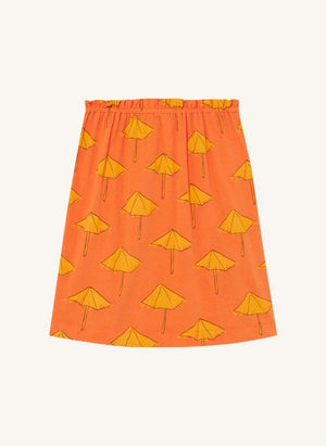 The Animals Observatory - Baby Umbrella Jersey Skirt | Orange