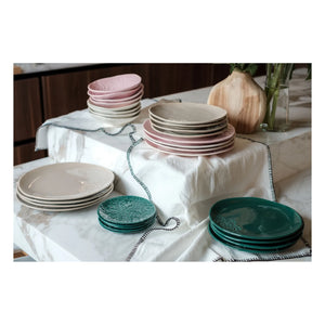 Maison Vessel - Blanca Crochet Lace Plates - Set of 2 | Jade