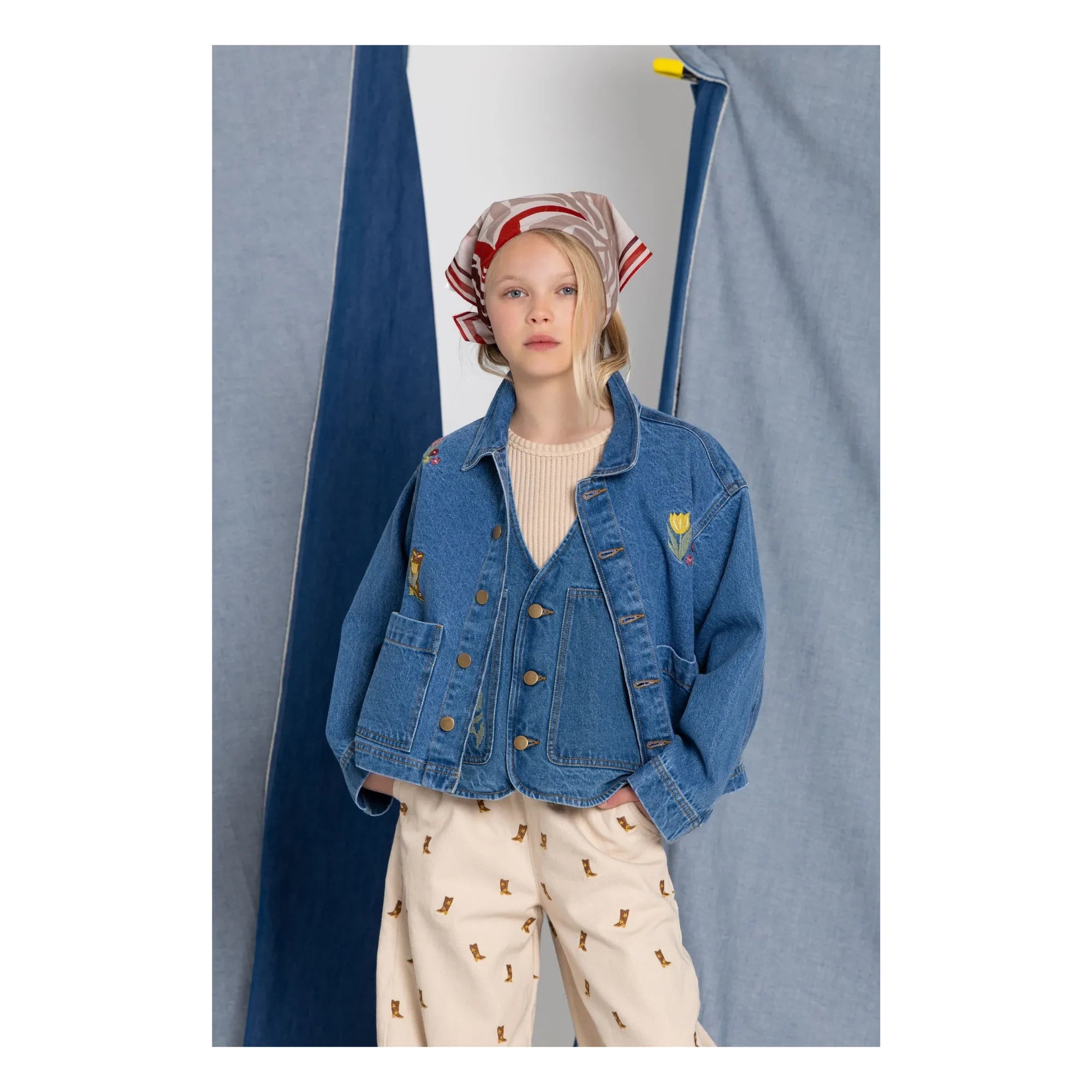 Hundred Pieces - Denim Mercury Jacket Boots | Blue