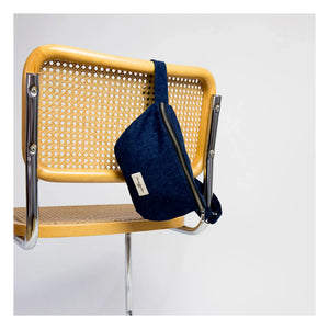 rivedroite - Custine Recycled Denim Waist Bag | Raw Denim