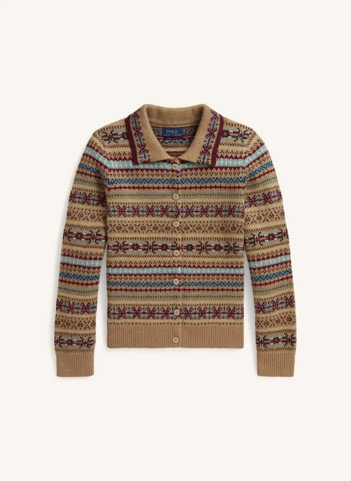 Ralph Lauren - Jacquard Cardigan | Brown