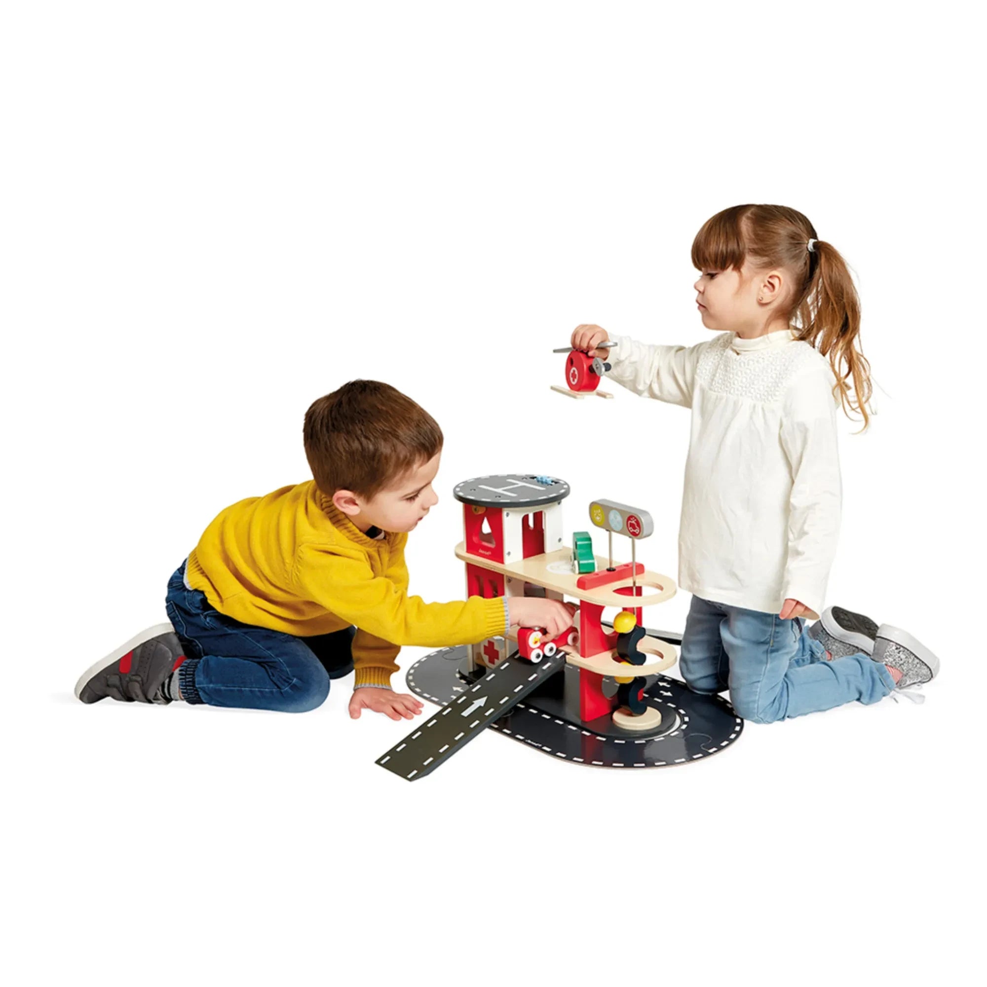 Janod - Fire Station Toy