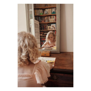 Emile et Ida - Broderie Anglaise Dress | Apricot