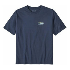 Patagonia - 73 Skyline Organic Cotton T-Shirt | Navy Blue
