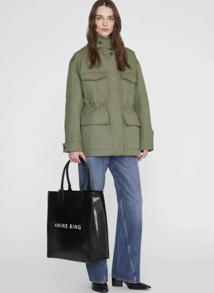 Anine Bing - Leonie Cotton tote bag | Black