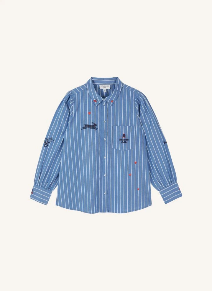 Emile et Ida - Elfy striped shirt | Indigo