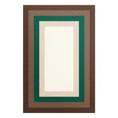 The Socialite Family - Luna Quadro wool rug | Green