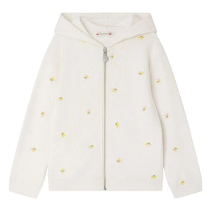 Bonpoint - Talent Organic Cotton Hoodie Sweatshirt | Ecru