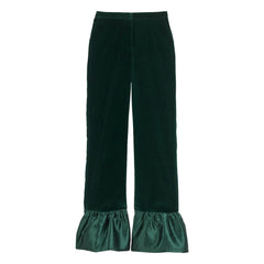 Maria de la Orden - Percy Kadife Yün Pantolon | Yeşil
