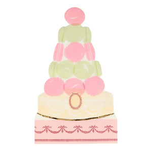 Meri Meri - Macaron Piramit Kağıt Peçeteler - 8'li Set