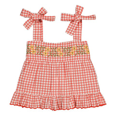 Hello Simone - Top Lucie Vichy | Red